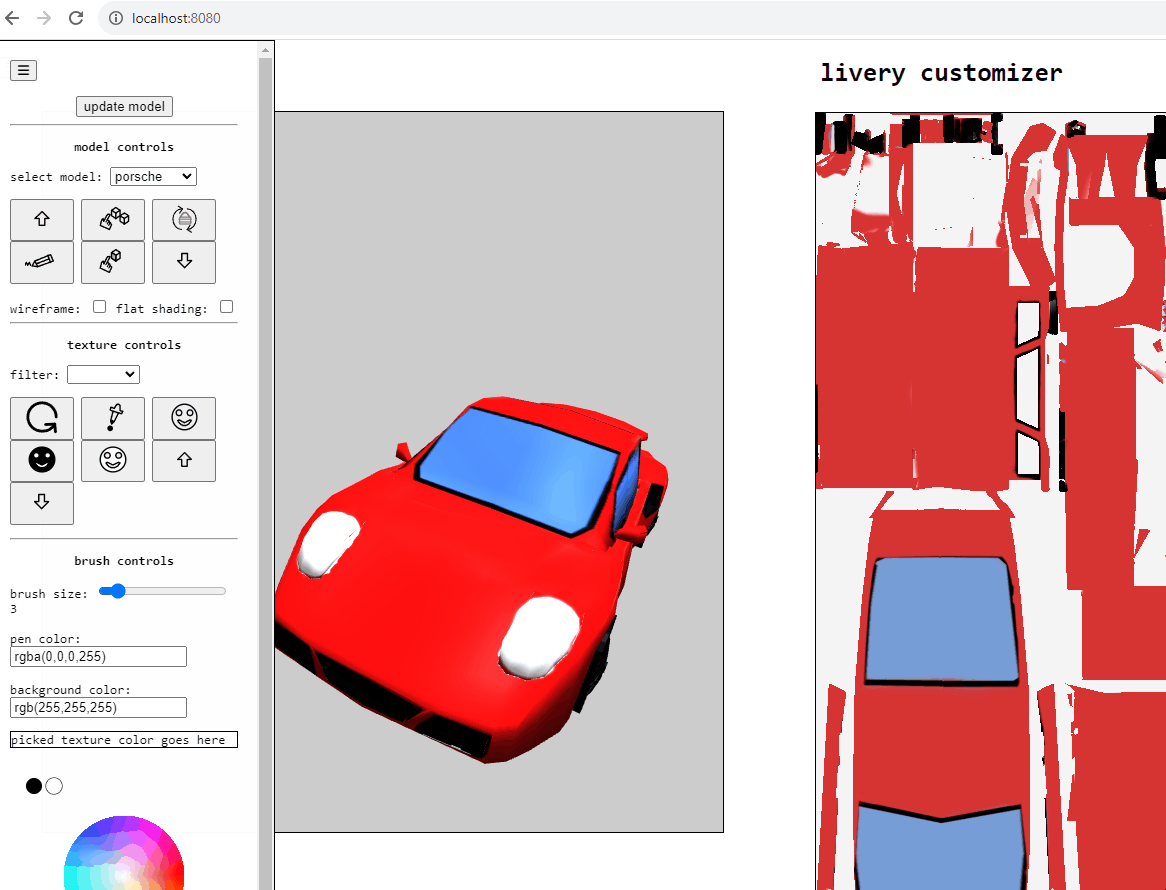 draw on model texture