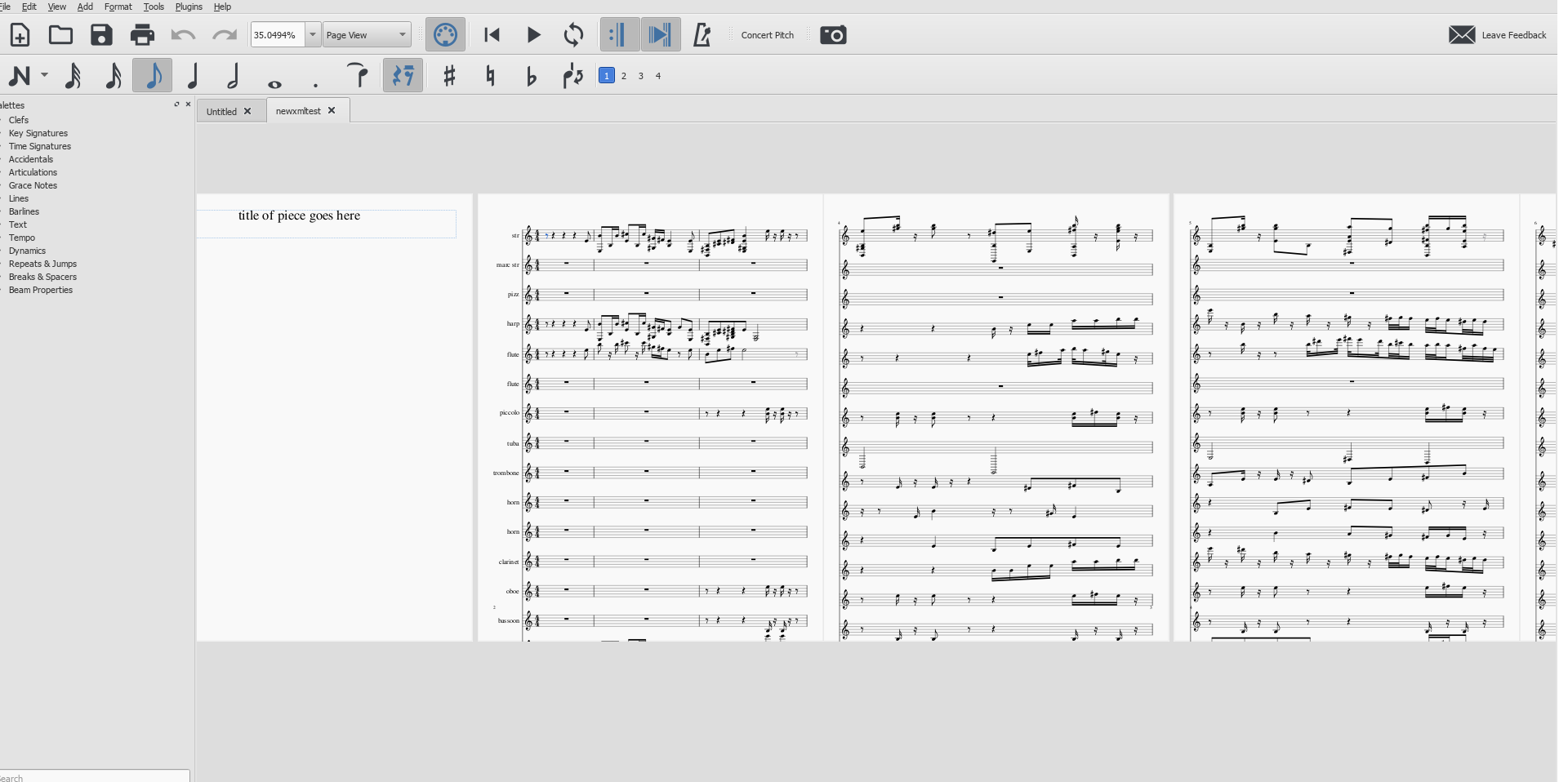 musicxml file from .mmp into MuseScore