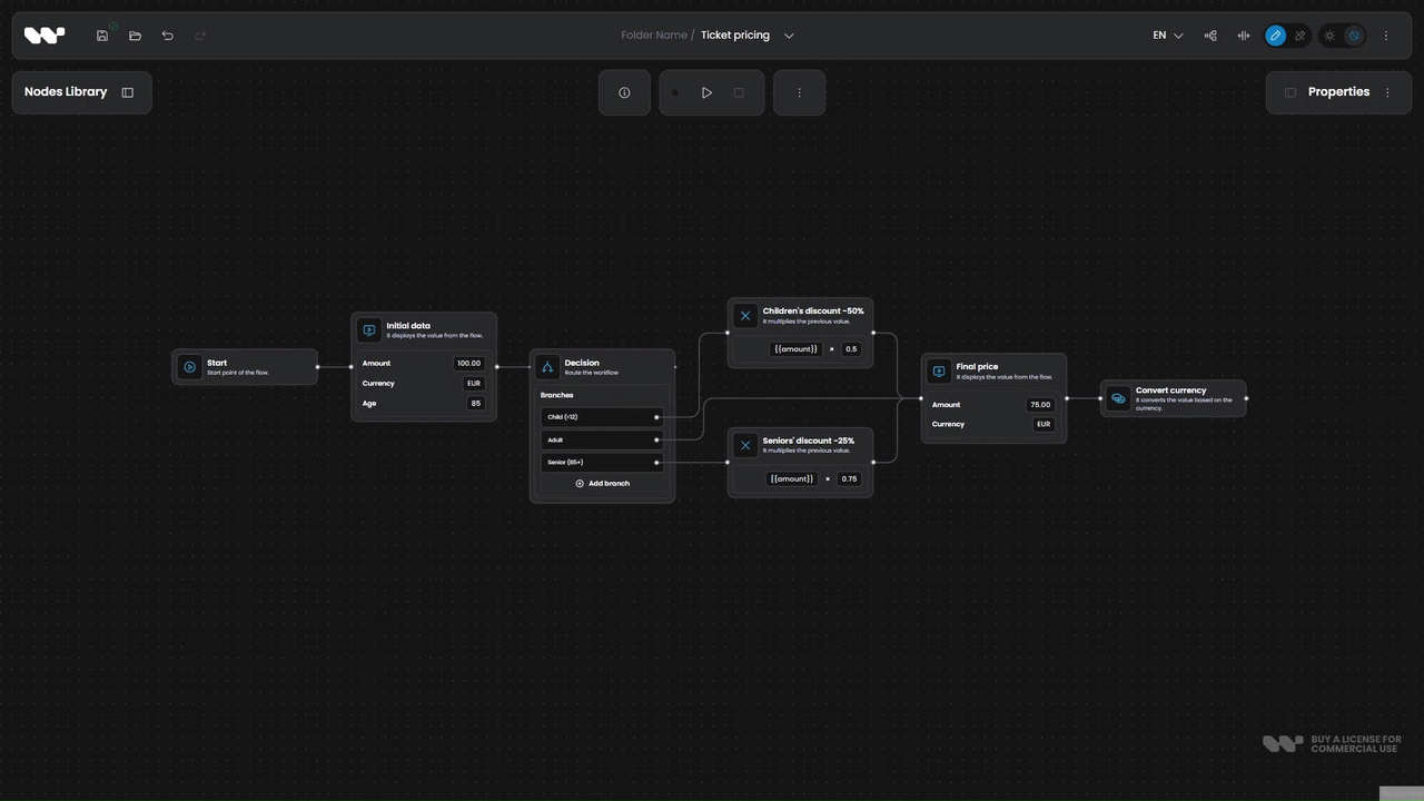 Workflow Builder demo
