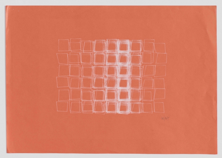 Vera Molnár - Structure de Quadrilateres - 1987