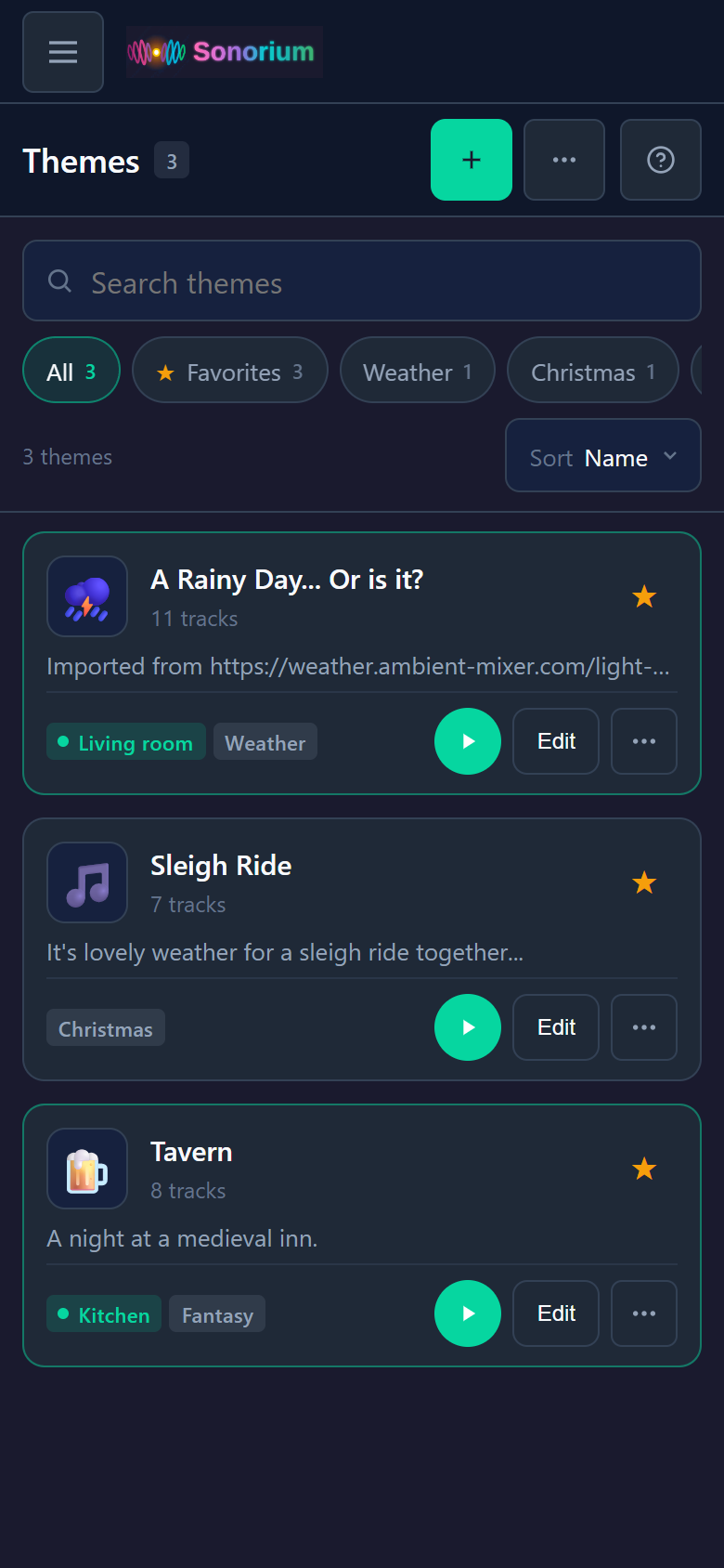 Themes on a phone