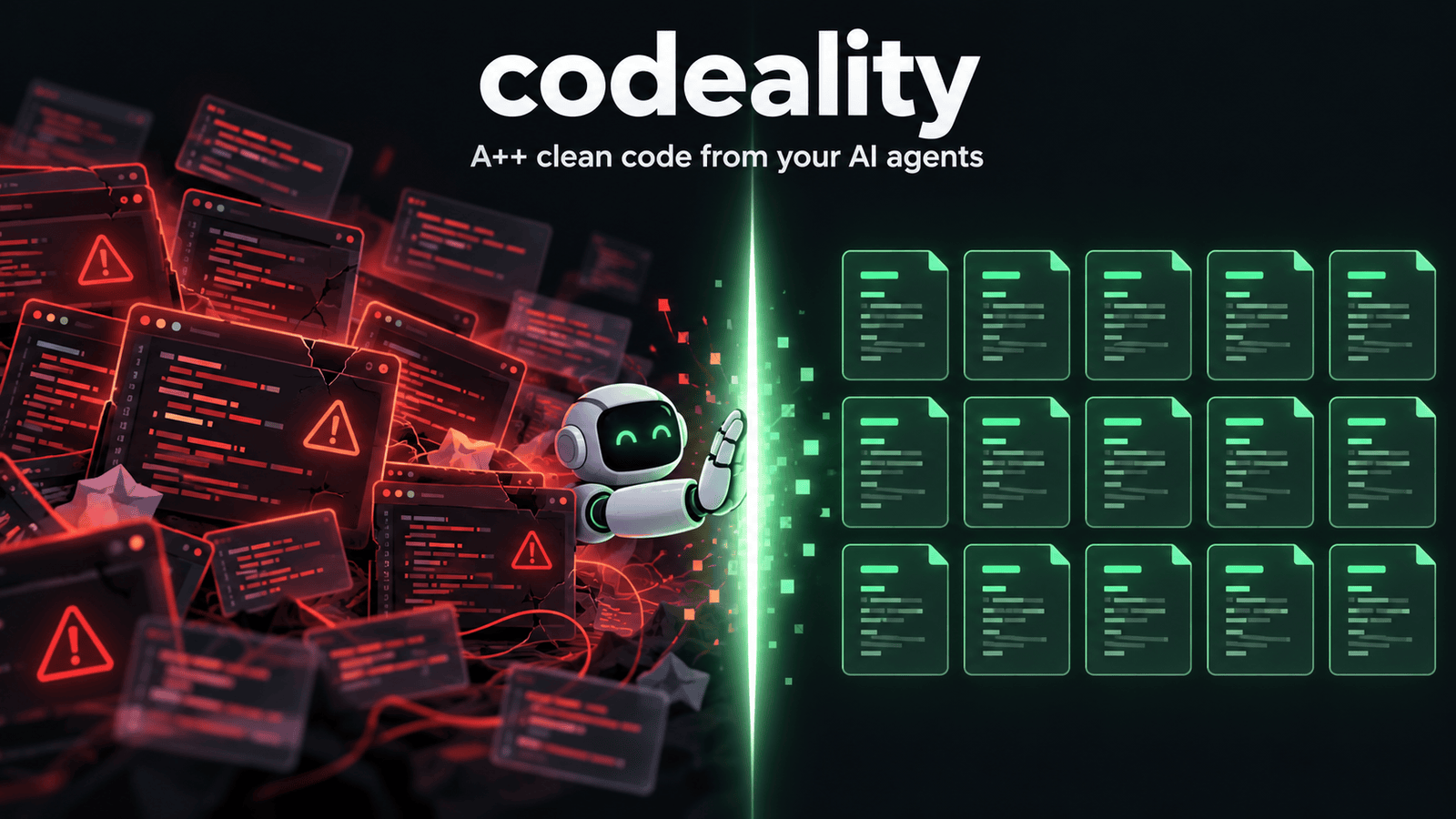 codeality turns chaotic AI-generated code into small, clean files