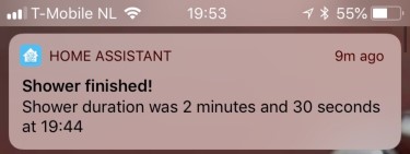 Home Assistant iPhone notify)