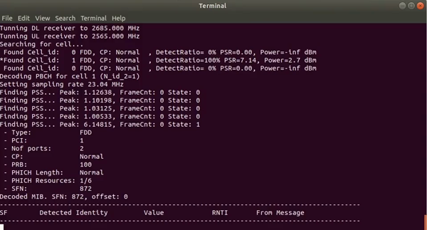 LTESniffer API-Modus