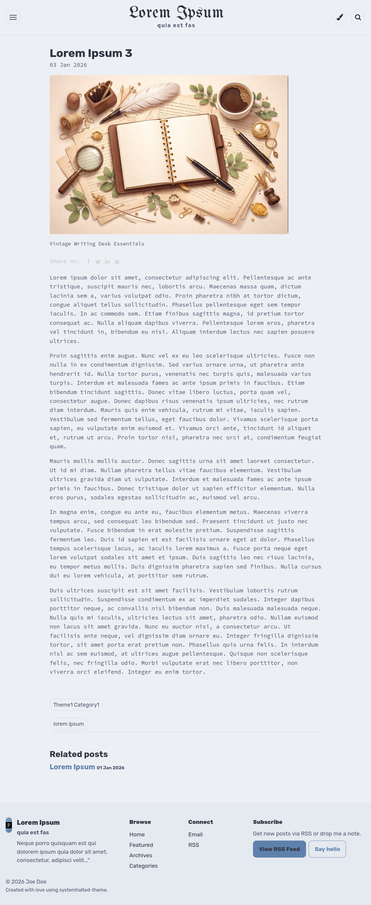 "Demo Post"