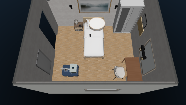 Native MuJoCo bedroom 005