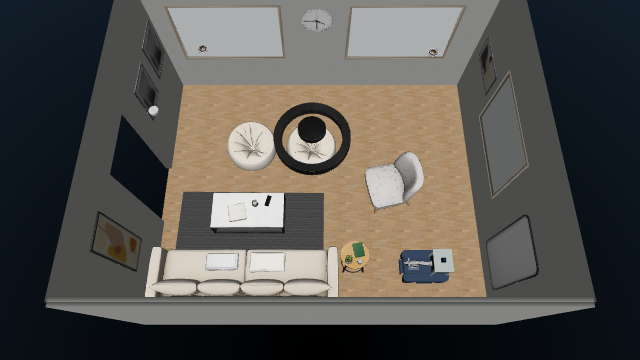 Native MuJoCo living room 030