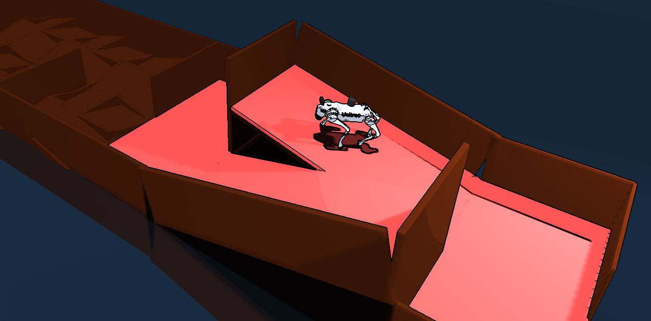 Race track in Web MuJoCo