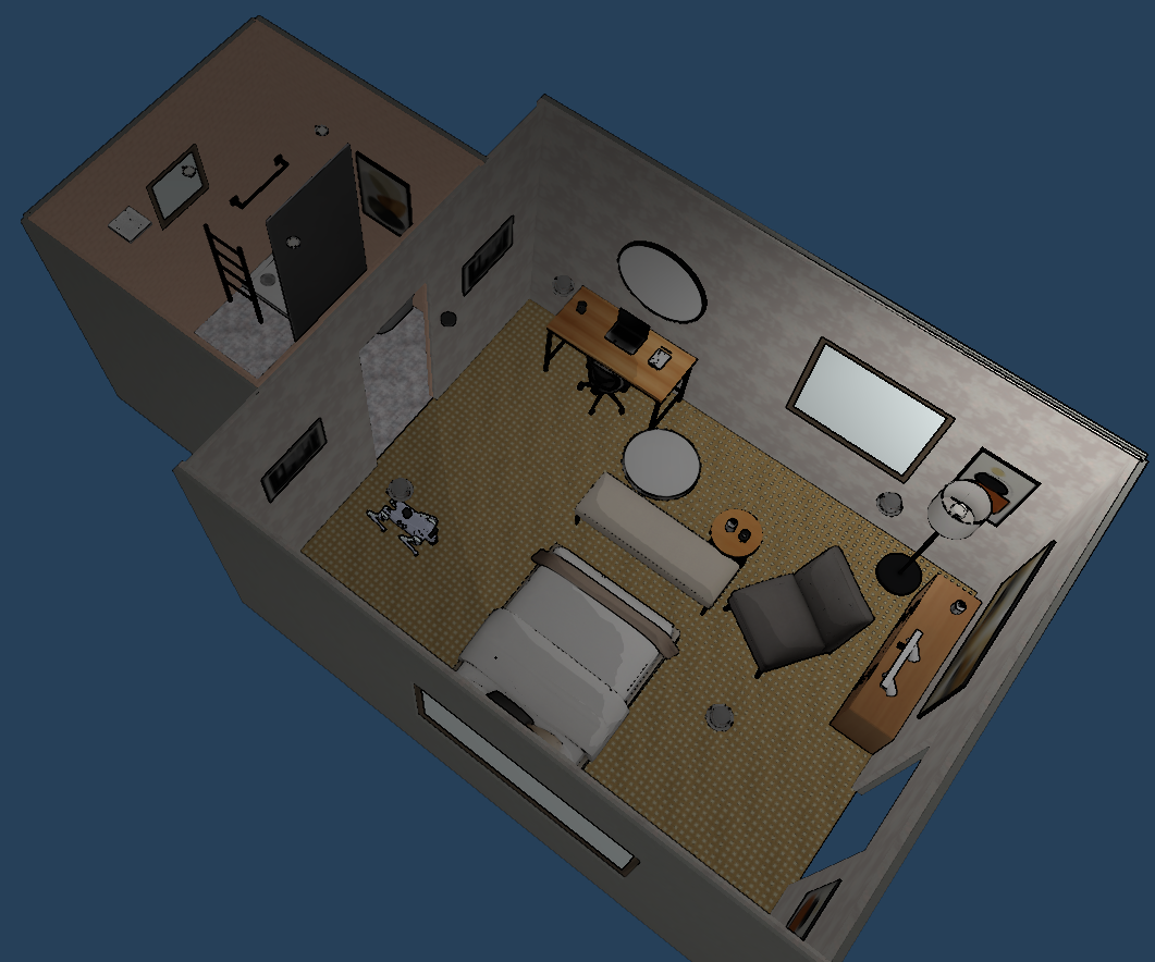 House 186 in Web MuJoCo