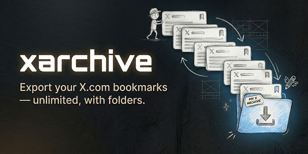 xarchive -- export your X.com bookmarks