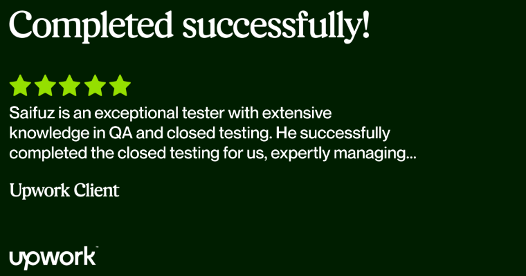 Client testimonial feedback 3