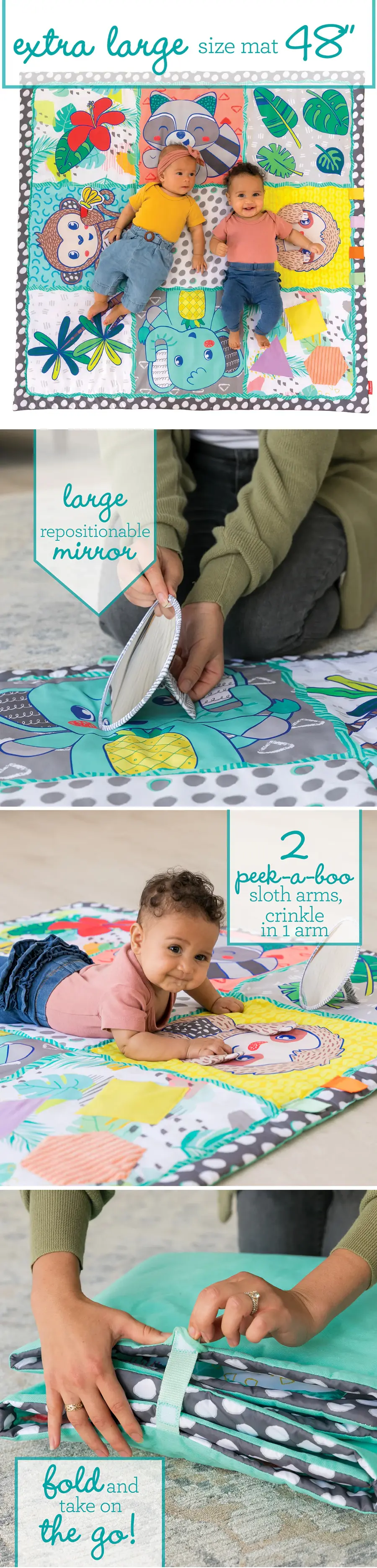 infantino 巨型感官探索遊戲墊