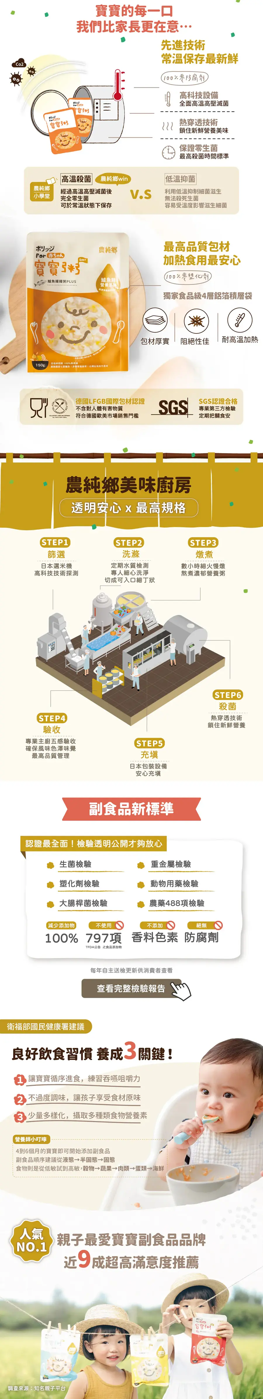 農純鄉 寶寶粥/ 鱸魚暖暖粥 PLUS