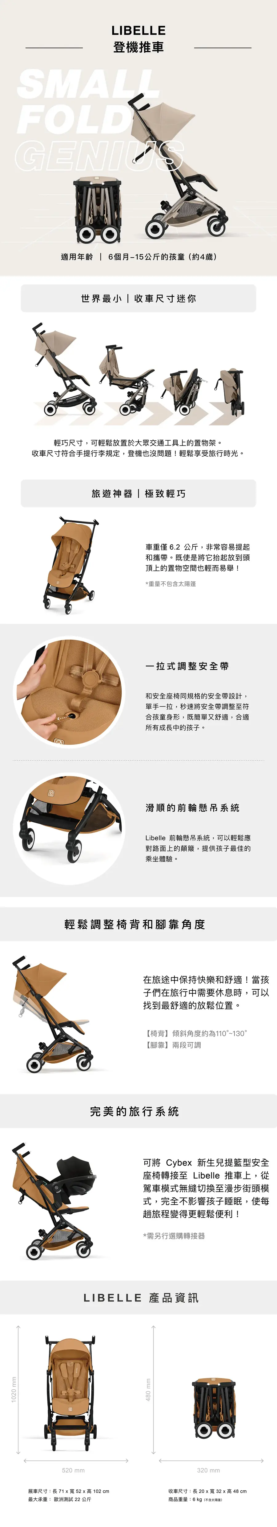 Cybex Libelle 2026 便攜嬰兒手推車