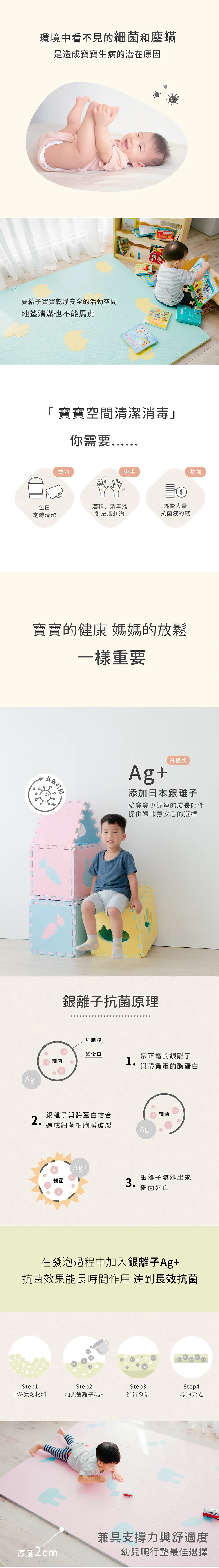 Pato Pato 抗菌動物地墊-8入