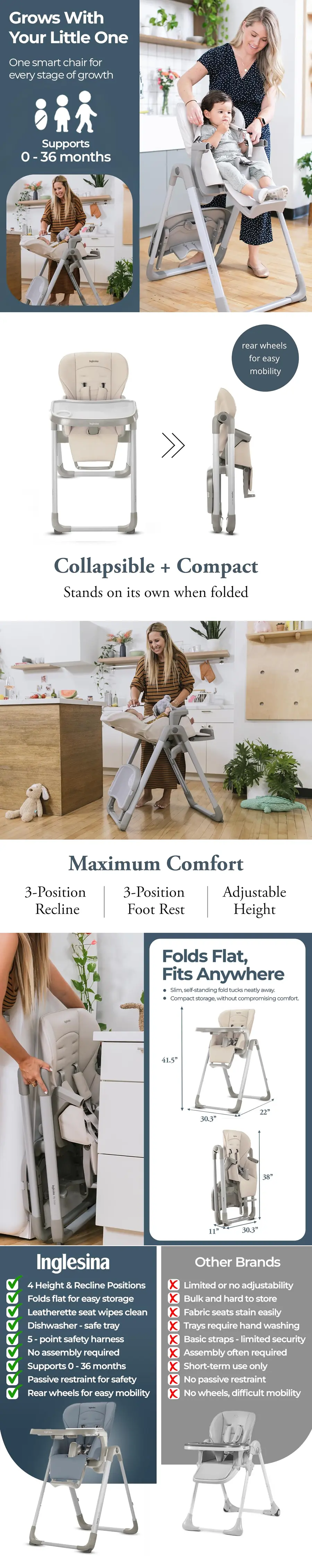 Inglesina My time 高腳餐椅