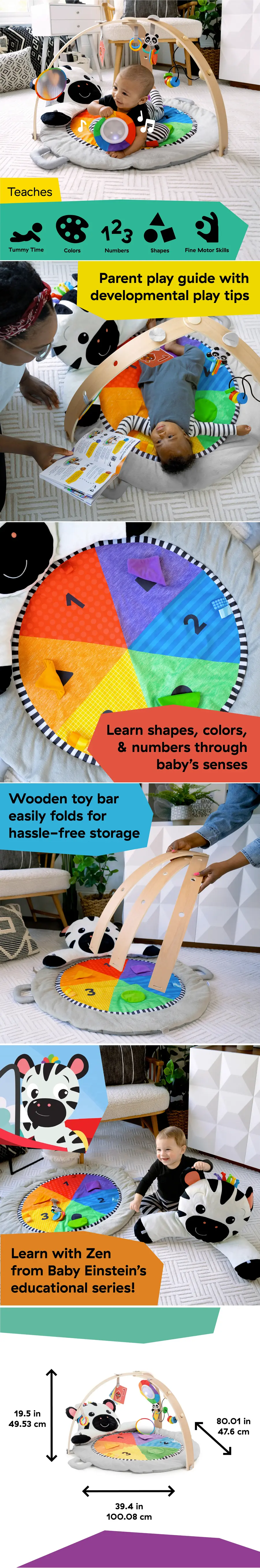 Baby Einstein Zen’s 成長里程柔軟健身遊戲墊