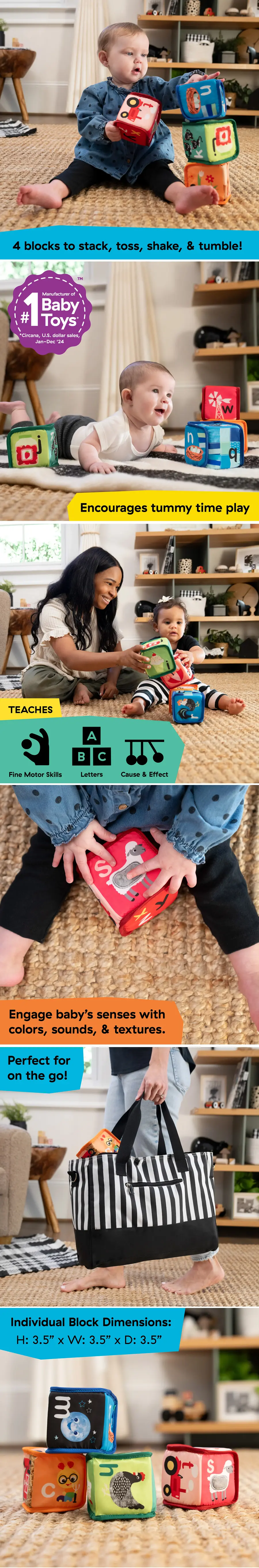 Baby Einstein Alpha Stacks 軟積木