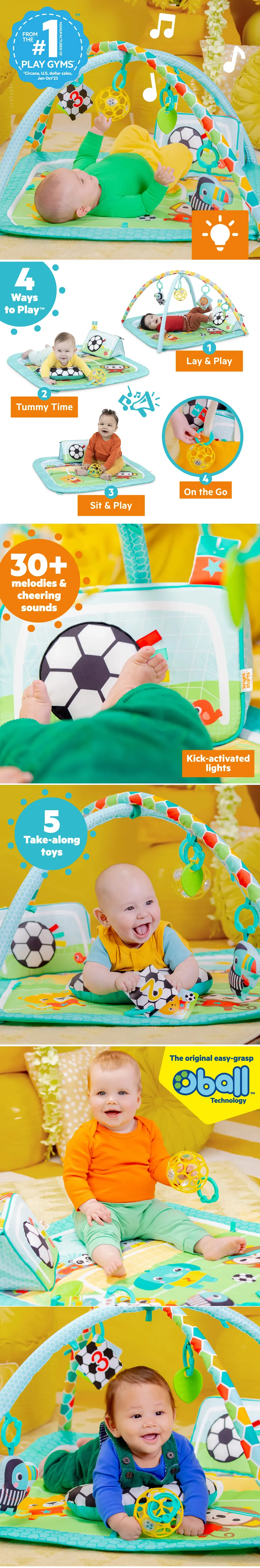 Bright Starts Grip & Kick 活动健身器/ 足球主题