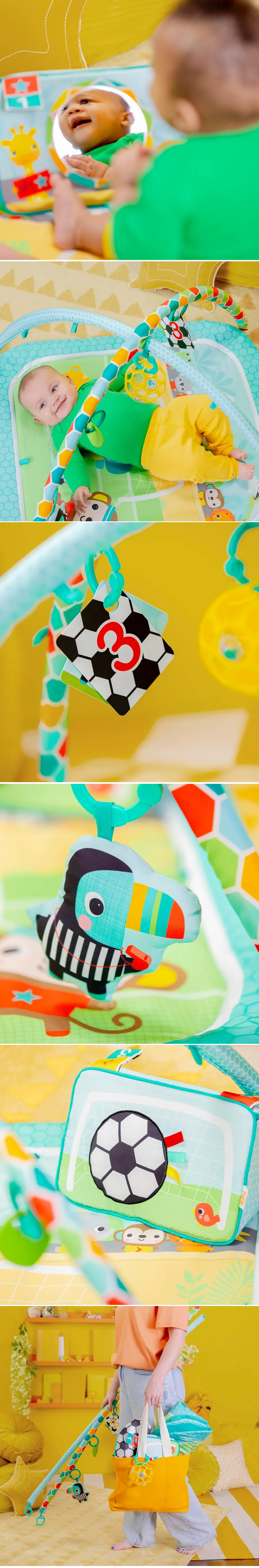 Bright Starts Grip & Kick 活动健身器/ 足球主题