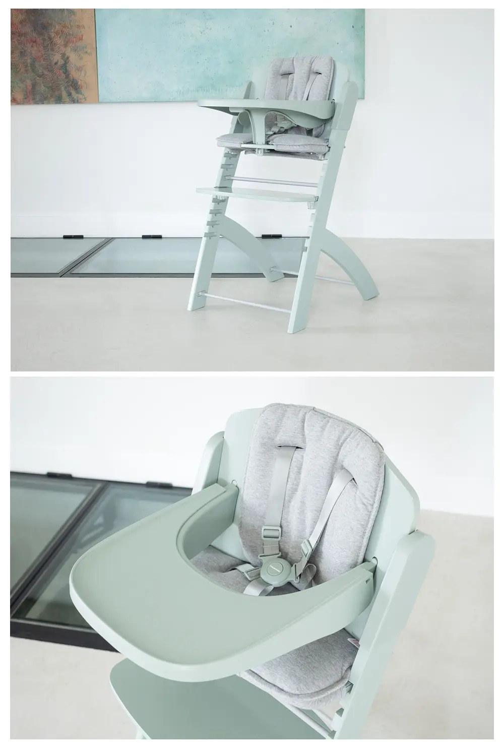 Childhome Evosit 可调式高脚餐椅座垫-灰色