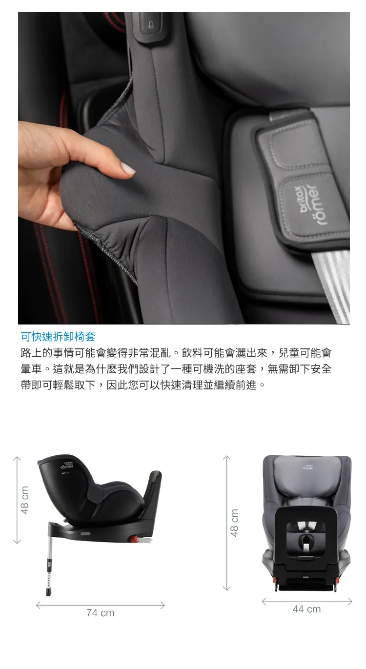 Britax Romer Dualfix iSense 汽車座椅