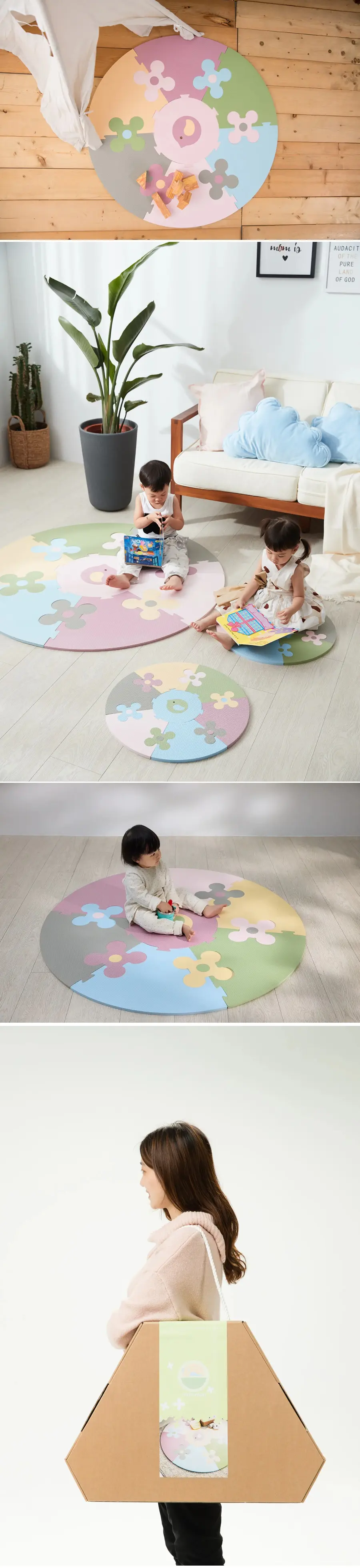 nido.nido 安全地墊-花的圓舞曲 13片裝