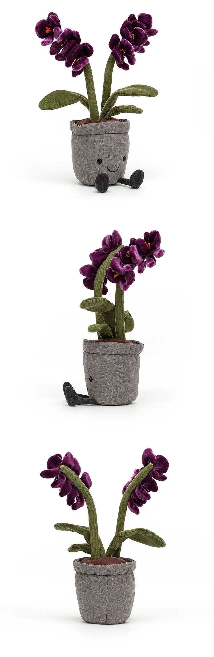 JellyCat Amuseable Purple Orchid 紫色兰花公仔