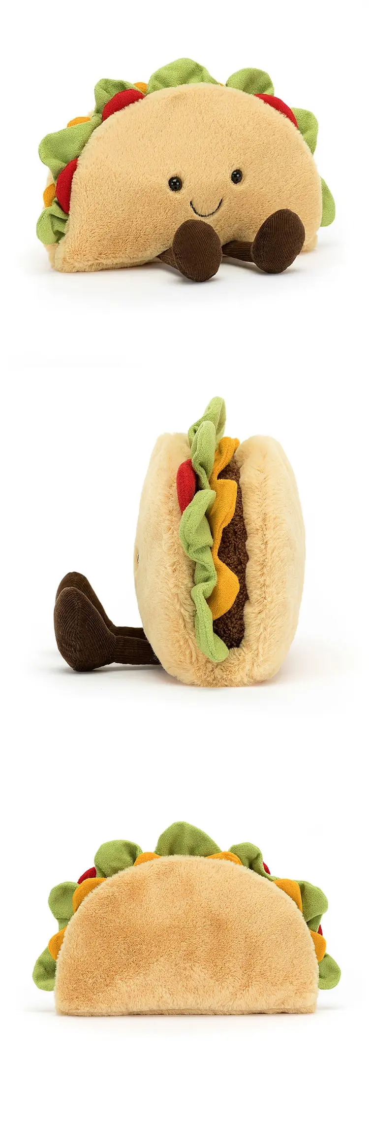 JellyCat Amuseable Taco 趣味墨西哥夹饼公仔
