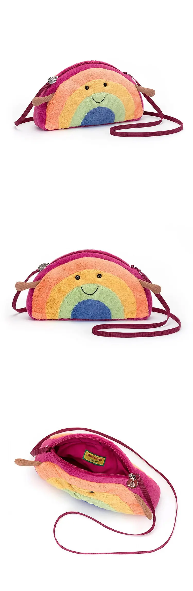 JellyCat Amuseable Rainbow Bag 彩虹小袋子