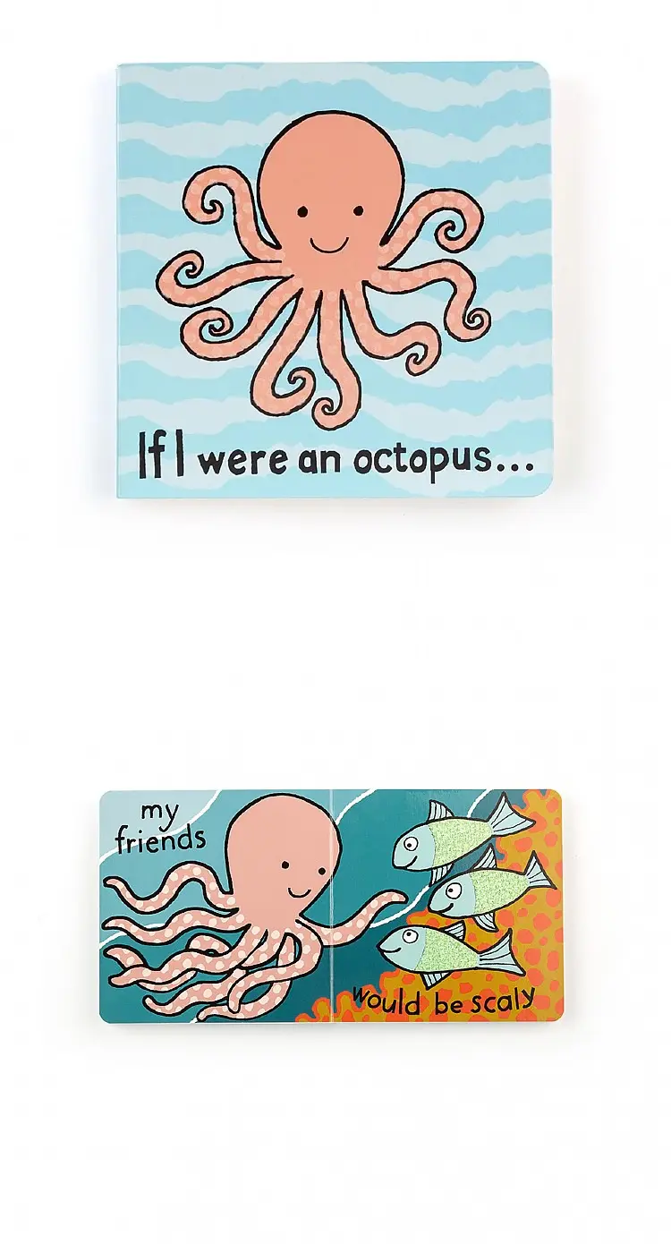JellyCat If I Were An Octopus Book 硬皮书