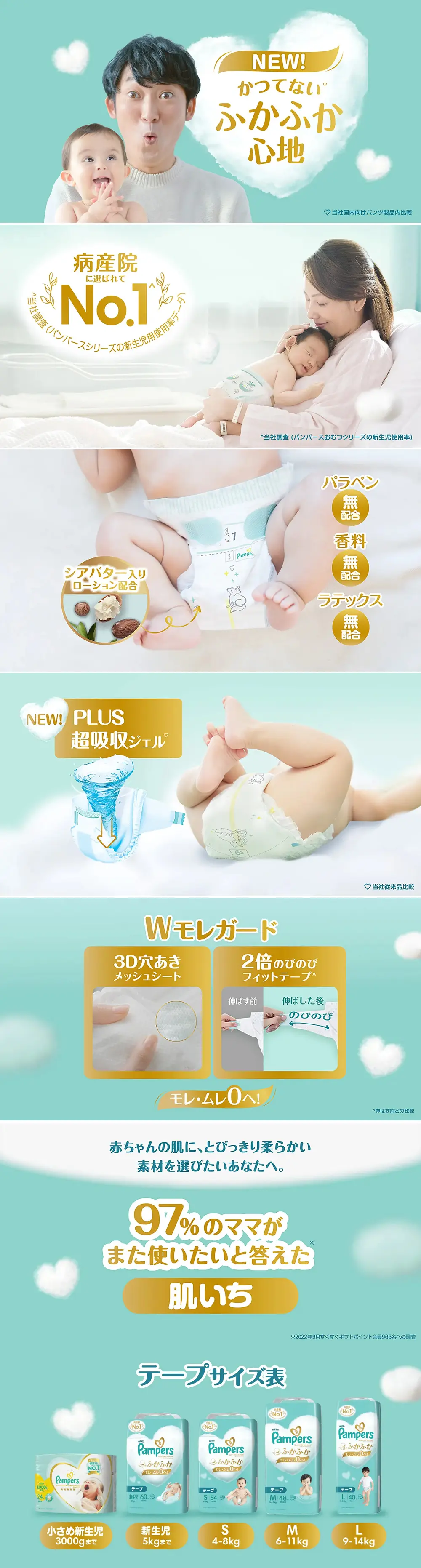 Pampers Ichiban 嬰兒紙尿片