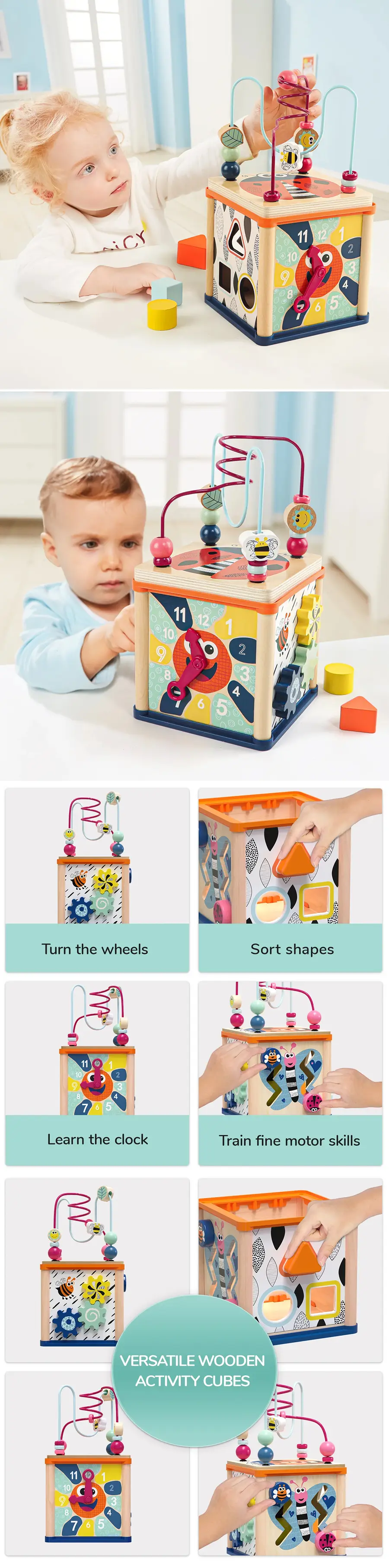 Top Bright 5合1學習活動立方體