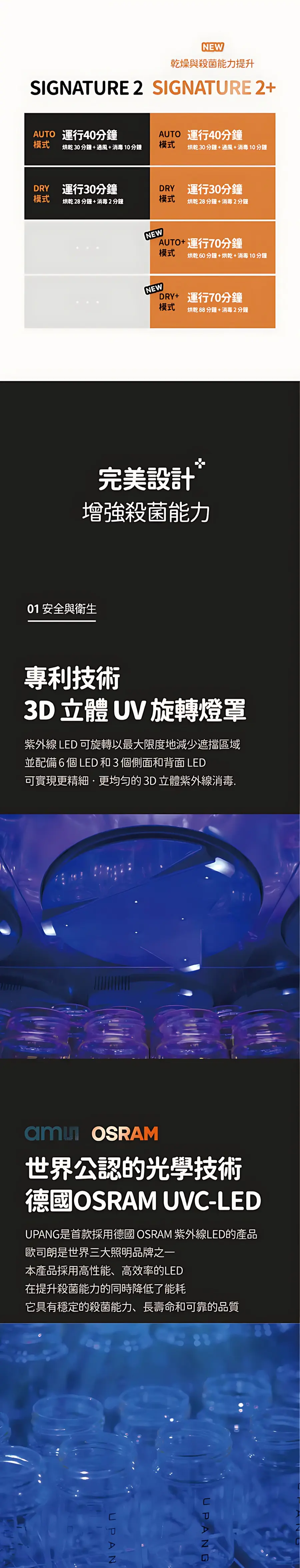 UPANG UP920 LED UV奶瓶烘乾消毒機