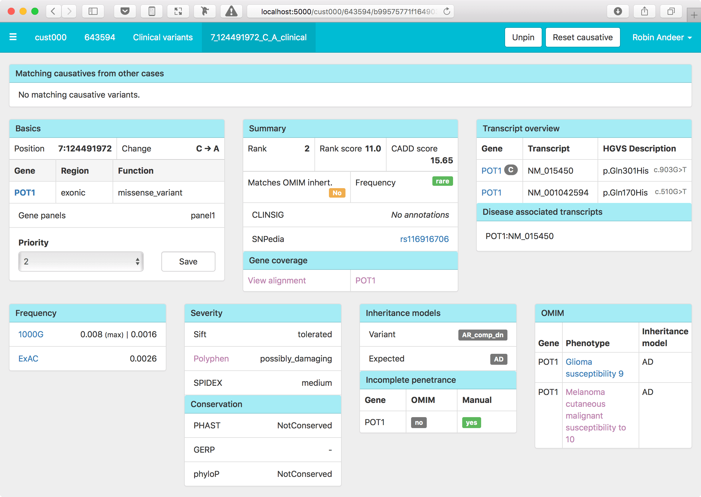 Scout Interface demo