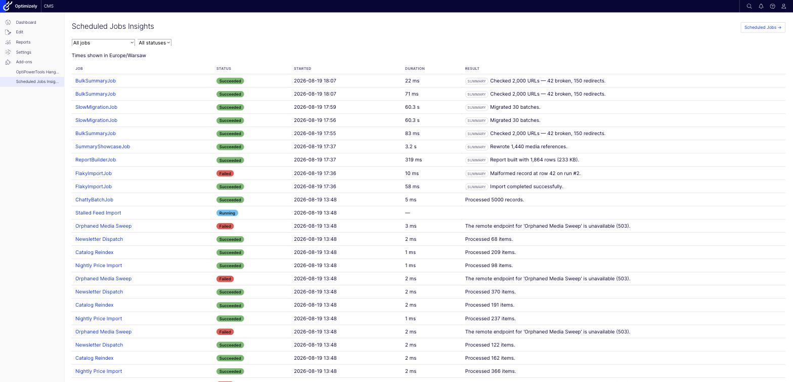 Execution list