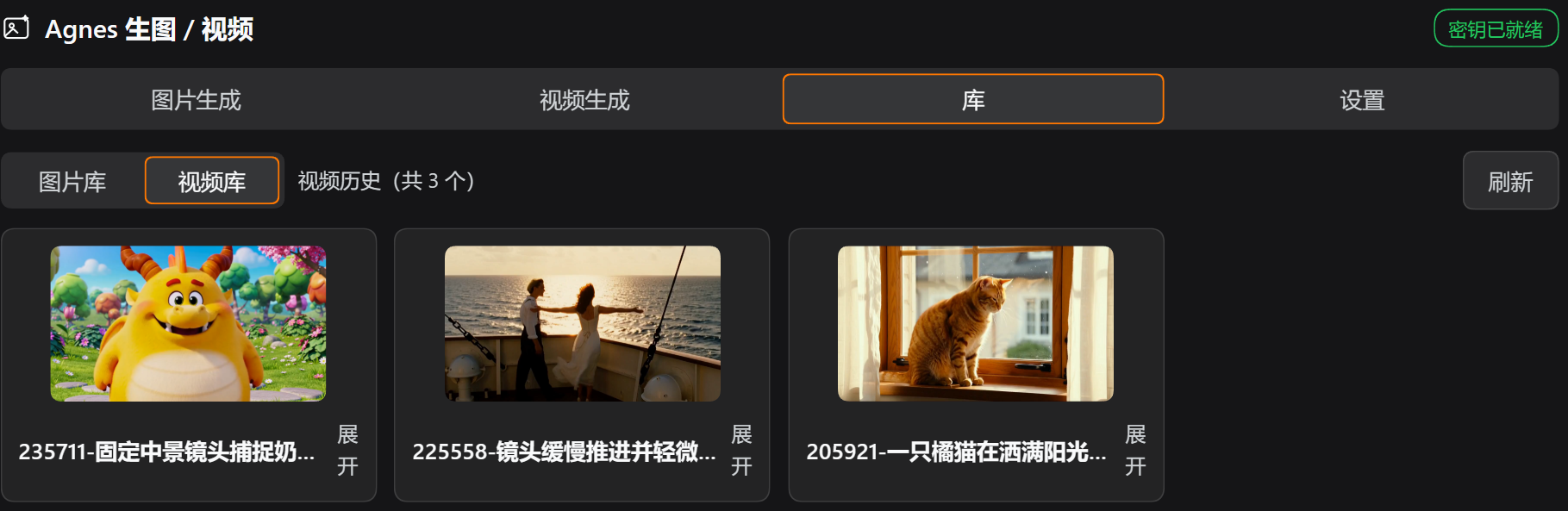 Video library