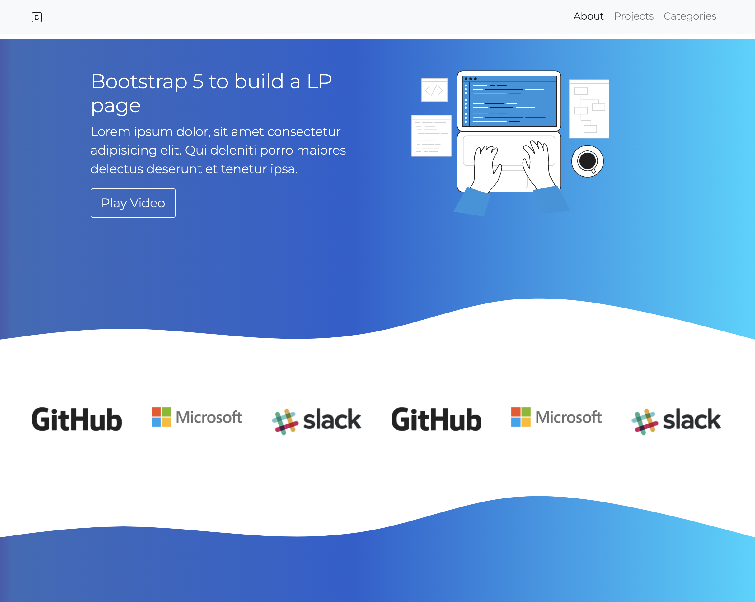 GitHub - Szuyuchen/Bootstrap5-landing-page