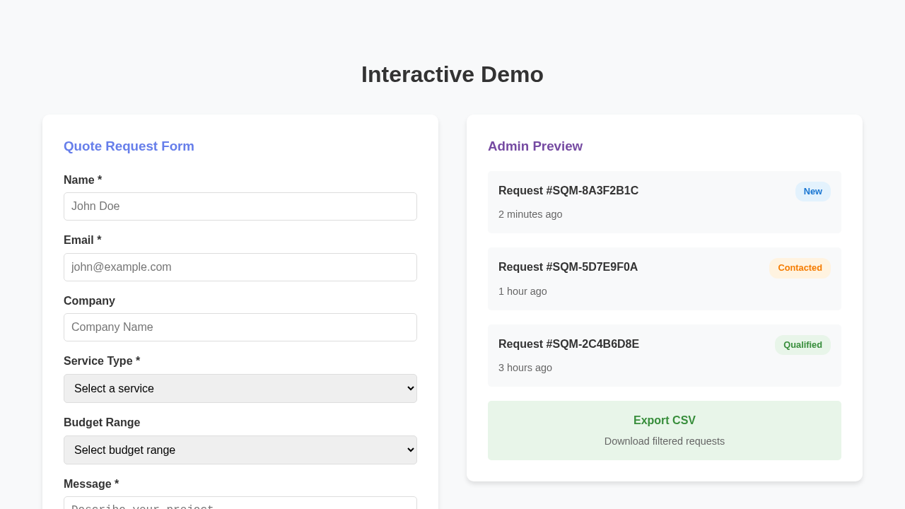 Interactive Demo