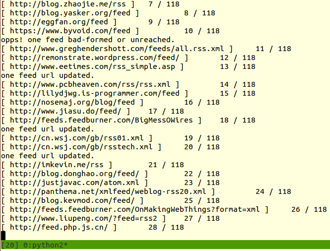 GitHub - w32zhong/tkfeedr: A bare-bone script RSS/ATOM feed reader, no ...