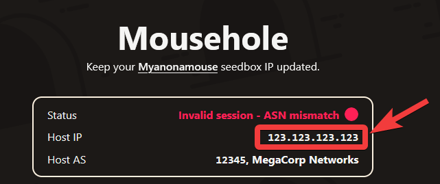 Mousehole ASN Mismatch Error