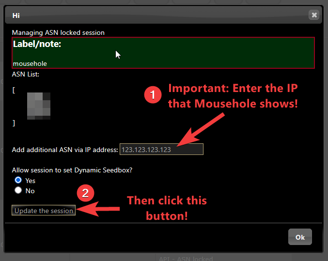 MAM Add ASN via IP