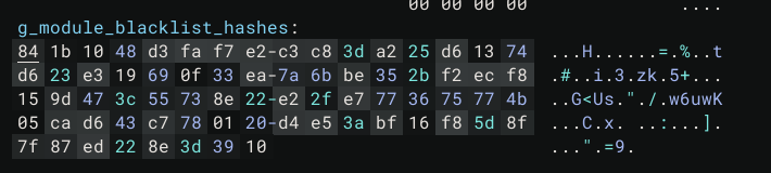 ModuleBlacklist