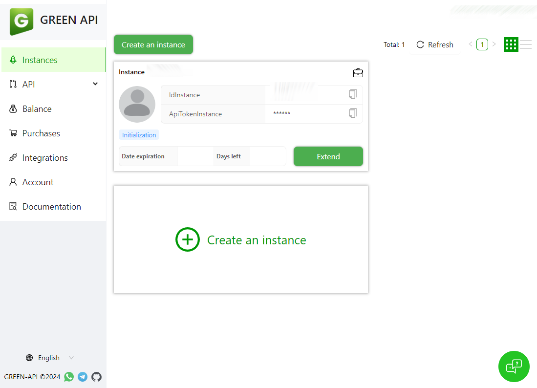 Instance Details