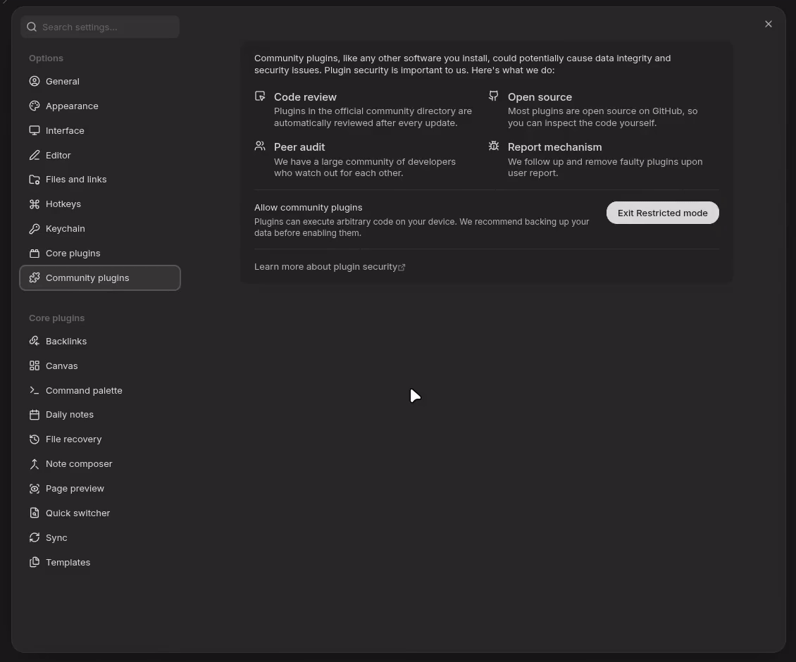Install and enable demo