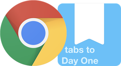 Google Chrome tabs to Day one 2