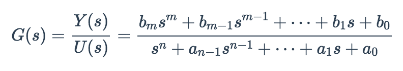 Transfer function notation