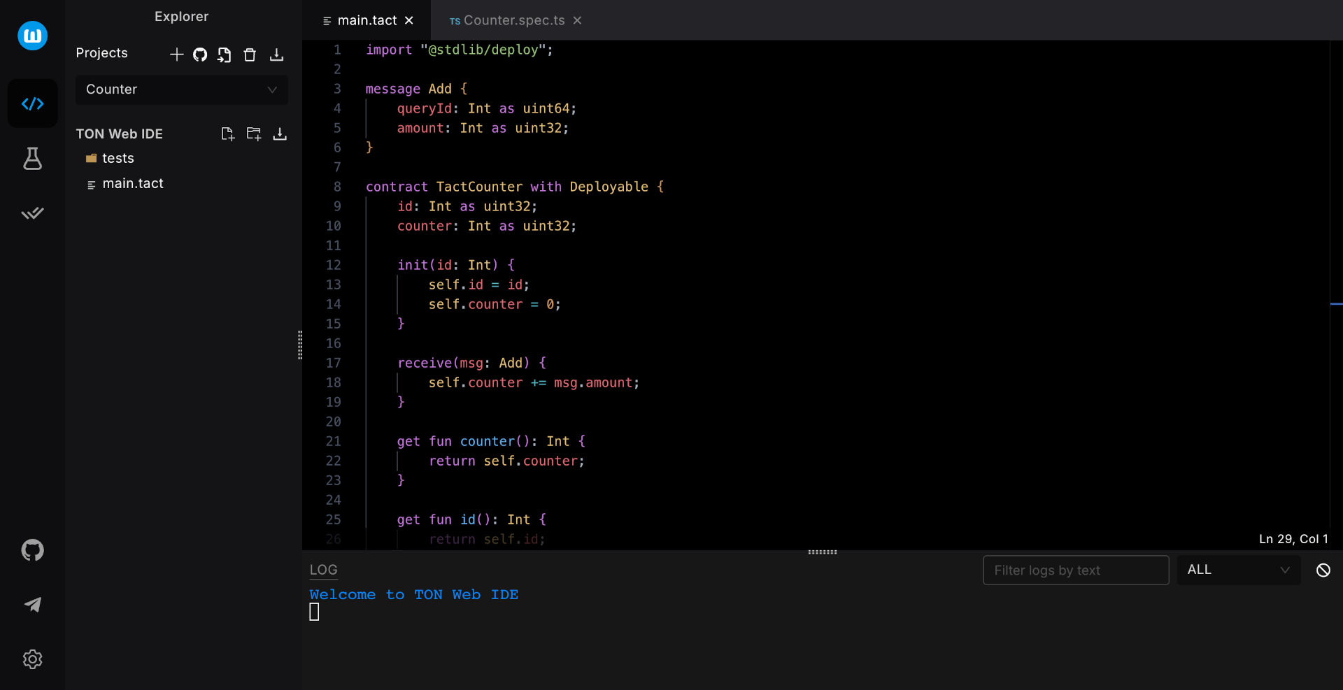 IDE Preview