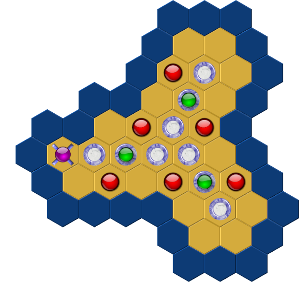Hexoban puzzle