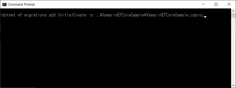 dotnet-ef-command